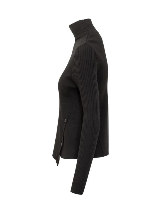 25FW 쿠레쥬 터틀넥 425MPU258FI0001 9999 Black - COURREGES