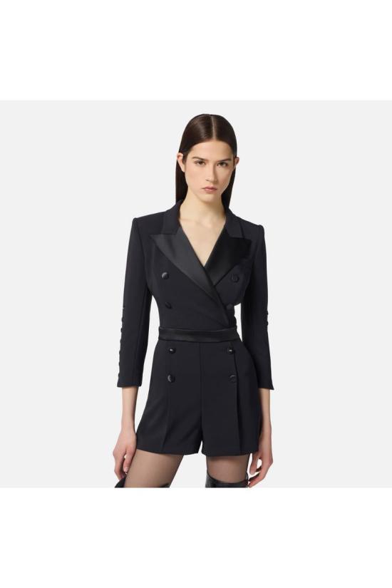 25FW 엘리자베타프랜치 숏 원피스 TU05956E2110 Black - ELISABETTA FRANCHI