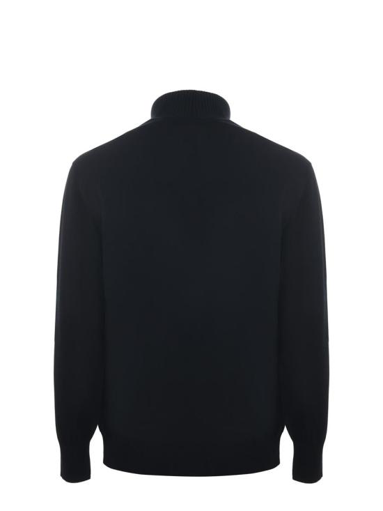 25FW 씨피 컴퍼니 스웨터 CMKN036A005528A 999 Black - C.P. COMPANY