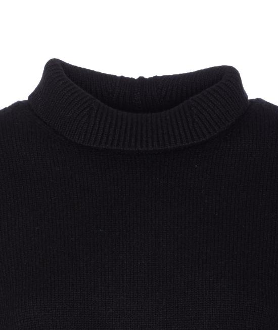 25FW 알라이아 터틀넥 AA9G0063K115B995 Black - ALAIA