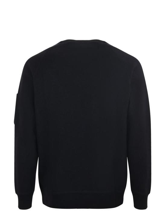 25FW 씨피 컴퍼니 스웨터 CMKN198A110468A 999 Black - C.P. COMPANY