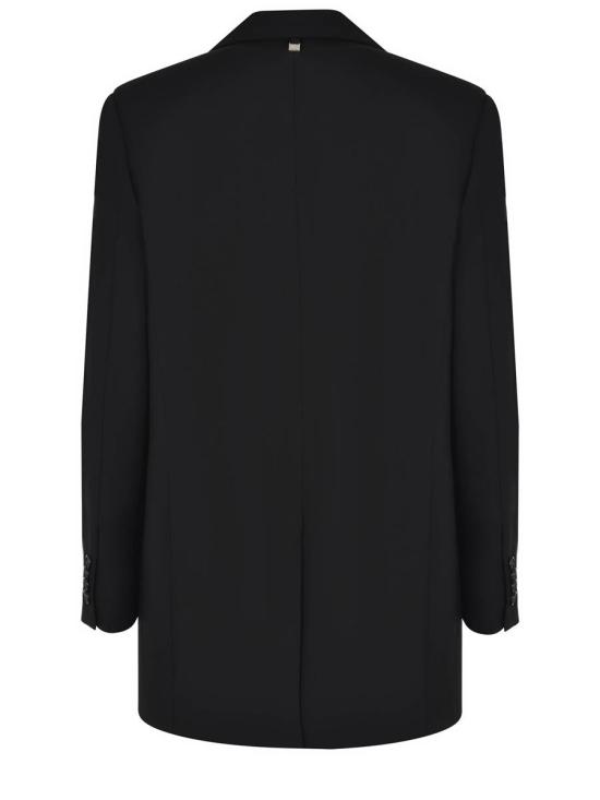 25FW 쥬세페 디 모라비토 코트 JA12305327A 99 Black - GIUSEPPE DI MORABITO