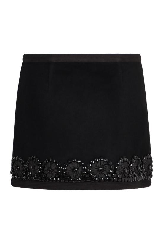 25FW 파로쉬 스커트 D630612LEAK25 013 Black - PAROSH