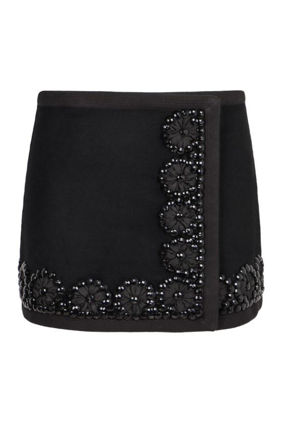 25FW 파로쉬 스커트 D630612LEAK25 013 Black