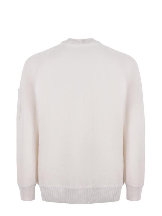 25FW 씨피 컴퍼니 스웨터 CMKN198A110468A 103 Beige - C.P. COMPANY