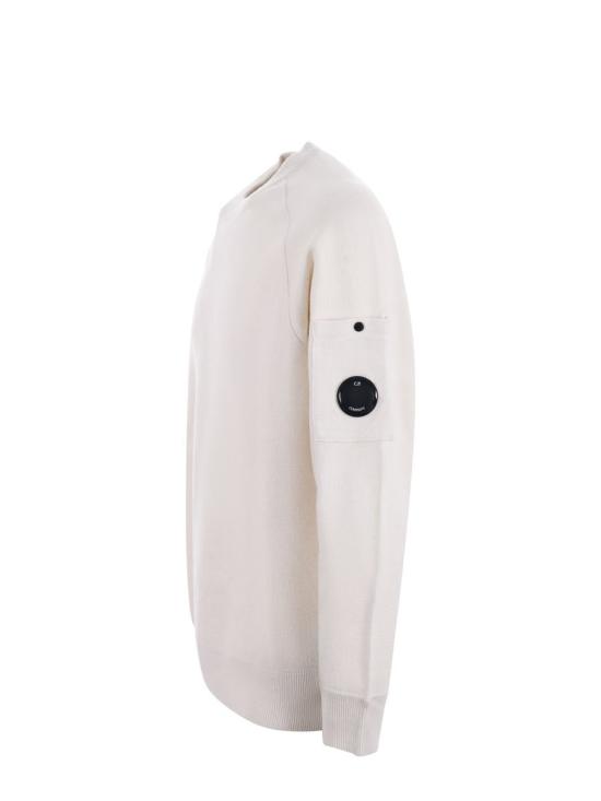 25FW 씨피 컴퍼니 스웨터 CMKN198A110468A 103 Beige - C.P. COMPANY