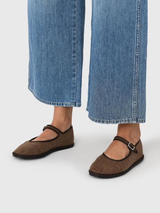  비비 베네치아 힐/펌프스 메리 제인 브라운 - VIBI VENEZIA