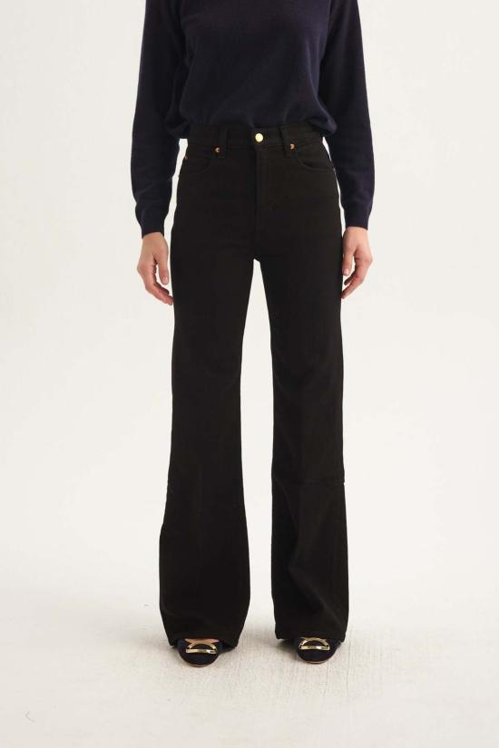  제이미 할러 데님 팬츠 크리즈 블랙 진