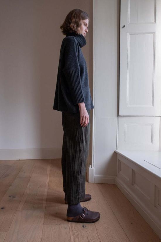  Bibico 크롭 팬츠 비비코 올라 캐주얼 팬츠 올리브 - OTHER BRANDS