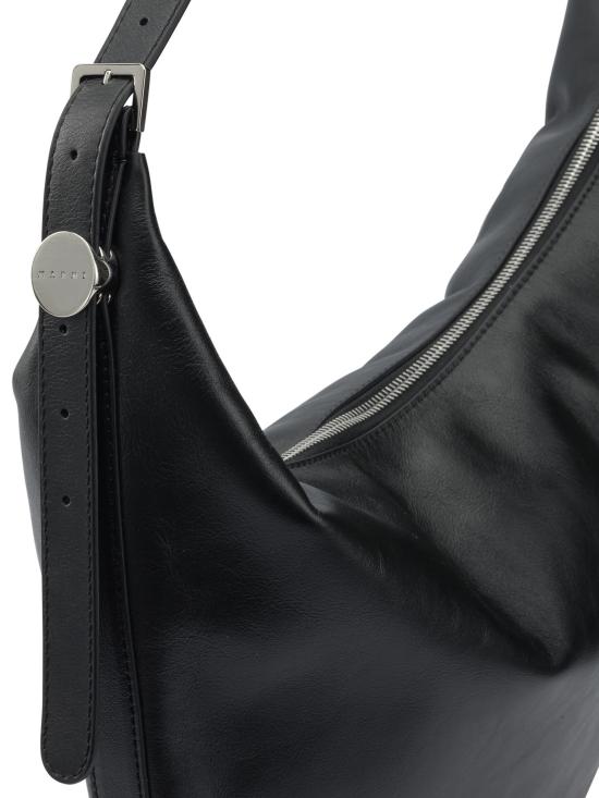 25FW 마르니 숄더백 SBMP0251U0P822200N99 Black - MARNI