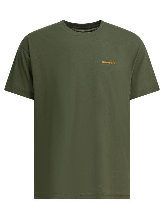 25FW 몽벨 반팔 티셔츠 2304639WICKRON T MOUNTAINS SUNKH Green
