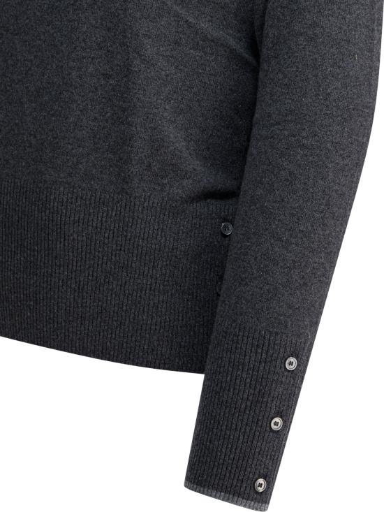 25FW 톰브라운 폴로 티셔츠 MKP150AY2001035 Black - THOM BROWNE