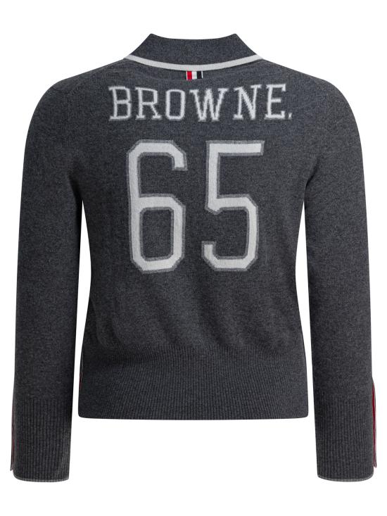 25FW 톰브라운 폴로 티셔츠 MKP150AY2001035 Black - THOM BROWNE