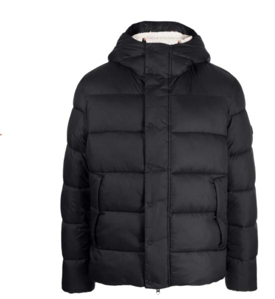  세이브더덕 숏패딩 세이브 더 덕 헤머 헤비 웜 후드 퍼퍼 재킷 블랙