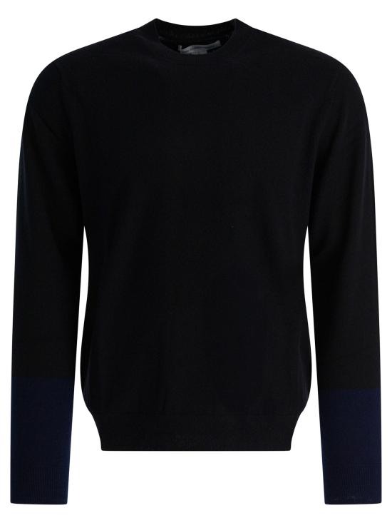 25FW 꼼데가르송 컬러블록 스웨터 FZ N112 PER1 BLACK NAVY