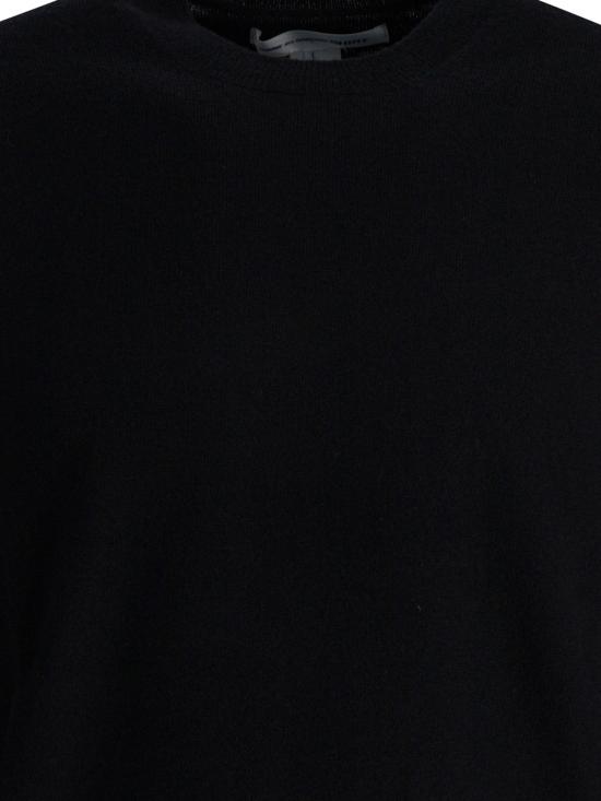 25FW 꼼데가르송 컬러블록 스웨터 FZ N112 PER1 BLACK NAVY - COMME DES GARCONS