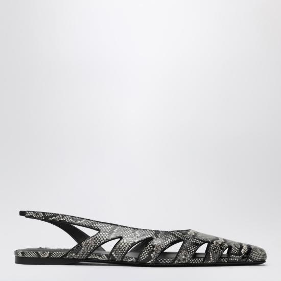 25FW 알라이아 플랫 슈즈 AA3G1001I054LE White