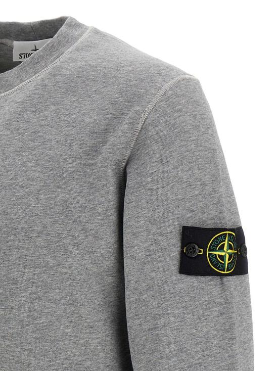 25FW 스톤 아일랜드 긴팔 티셔츠 K2S156100028S0M20V0M64 MELANGE GREY DOM - STONE ISLAND