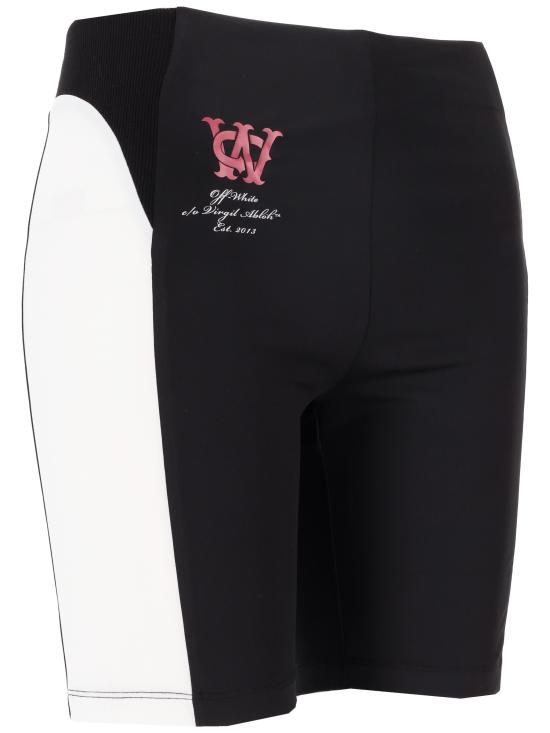 26FW 오프화이트 숏팬츠 OWCB05HF25JER001 1001 BLACK WHITE - OFF WHITE