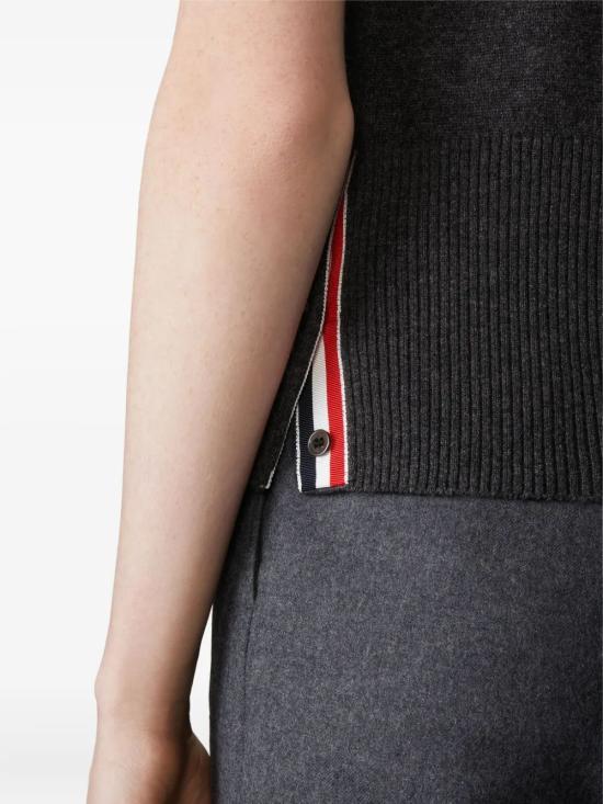 25FW 톰브라운 반팔 티셔츠 FKP127AY2001 025 DARK GREY - THOM BROWNE