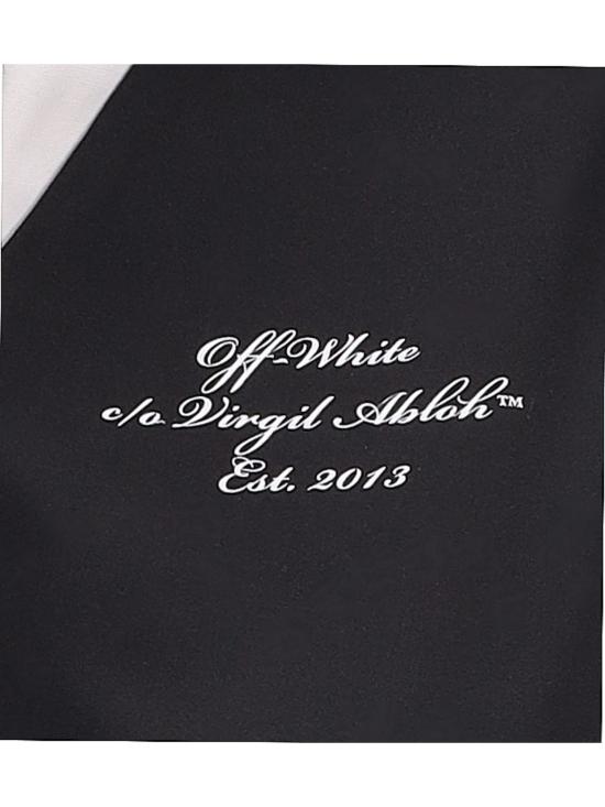 25FW 오프화이트 반팔 티셔츠 OWAD27AF25JER001 1001 BLACK WHITE - OFF WHITE