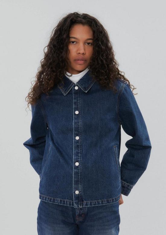  스틸히어 데님 자켓 스틸 히어 뉴욕 코치 재킷