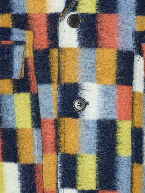  헨릭 빕스코브 코트 Henrik Vibskov 플랫  브러쉬드 스퀘어 - HENRIK VIBSKOV