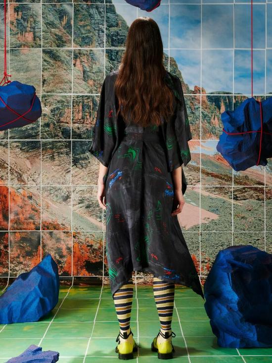  헨릭 빕스코브 롱 원피스 헨리크 비브스코브 무삭제 카프탄 - HENRIK VIBSKOV