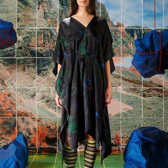  헨릭 빕스코브 롱 원피스 헨리크 비브스코브 무삭제 카프탄