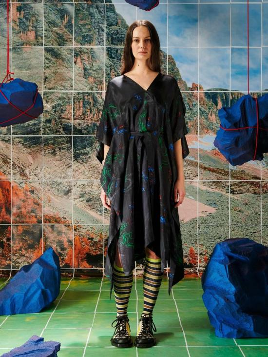  헨릭 빕스코브 롱 원피스 헨리크 비브스코브 무삭제 카프탄 - HENRIK VIBSKOV