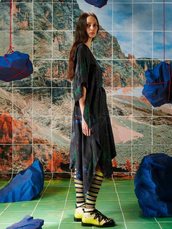  헨릭 빕스코브 롱 원피스 헨리크 비브스코브 무삭제 카프탄 - HENRIK VIBSKOV