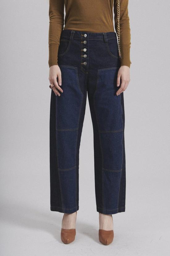  레이첼 코미 데님 팬츠 핸디 팬츠 다크 인디고 - RACHEL COMEY