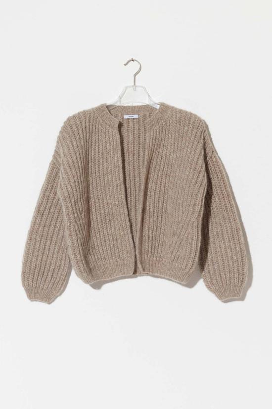  Maiami 가디건 Alpaca Brioche 카디건 블론드