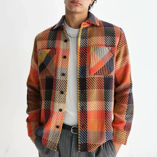  왁스 런던 긴팔 셔츠 화이팅 오버