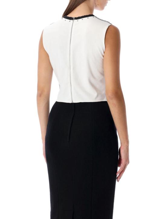 25FW 돌체앤가바나 민소매 티셔츠 25AF8W00TGDDHW S9000 WHITE - DOLCE & GABBANA