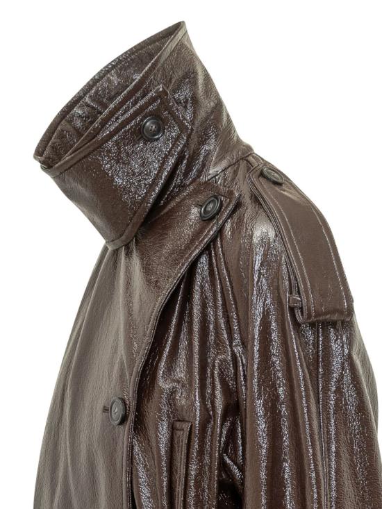 25FW 스포트막스 가죽 자켓 2522086063600 002 BROWN - SPORTMAX