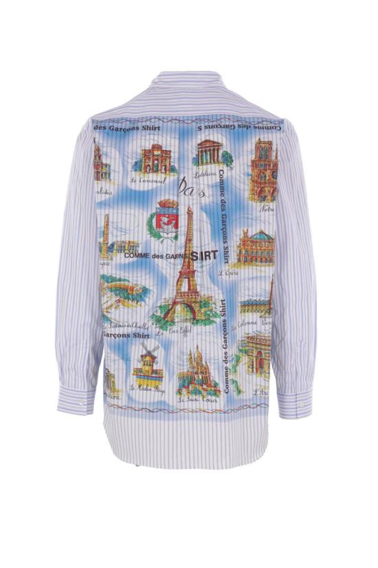 25FW 꼼데가르송 긴팔 셔츠 FPB058W251STRIPEMIX STRIPE MIX - COMME DES GARCONS