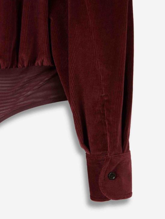 25FW 막스마라 바디수트 티셔츠 2521116033600 006CEREZA Red - MAX MARA