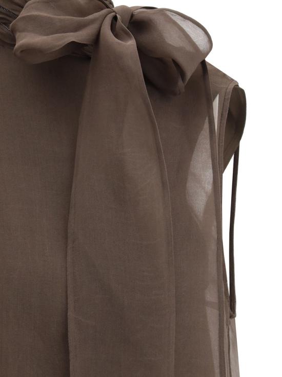 25FW 브루넬로 쿠치넬리 셔츠 MF940ED804 C4222 BROWN - BRUNELLO CUCINELLI