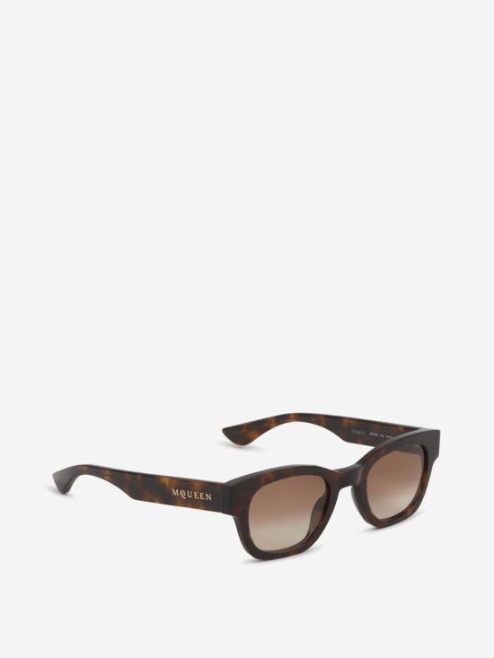 25FW 알렉산더 맥퀸 안경 852619J0749 2302HAVANA HAVANA BROWN - ALEXANDER MCQUEEN