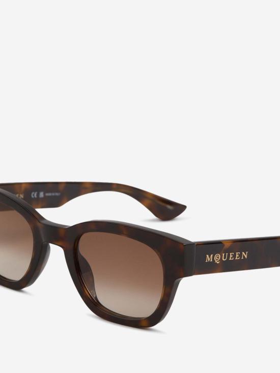 25FW 알렉산더 맥퀸 안경 852619J0749 2302HAVANA HAVANA BROWN - ALEXANDER MCQUEEN