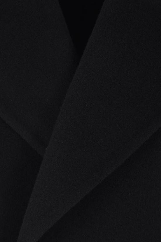 25FW 생로랑 더블 페이스 펠트 소재 피코트  837180Y060R1005 NOIR PROFOND - SAINT LAURENT