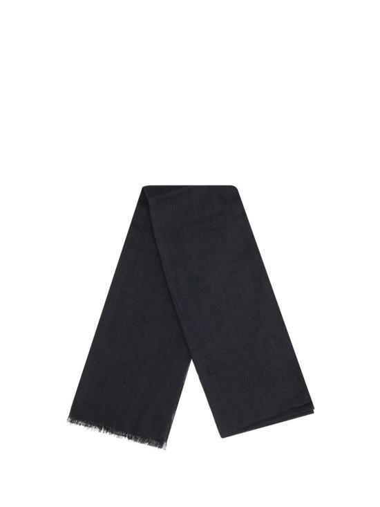 25FW 브루넬로 쿠치넬리 머플러/스카프 MSCDAR097 C101 Black - BRUNELLO CUCINELLI