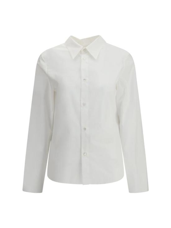 25FW MM6 메종마르지엘라 셔츠 S62DT0049M35256 100 WHITE