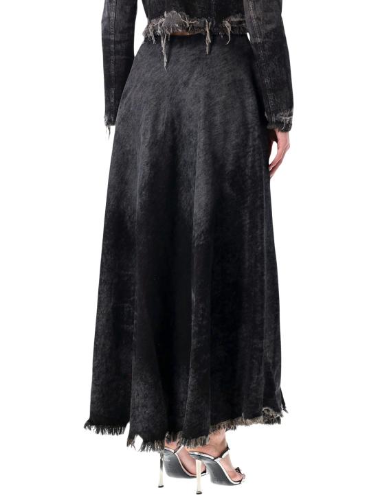 25FW 디젤 롱 스커트 A21505007DB 02 GREY - DIESEL