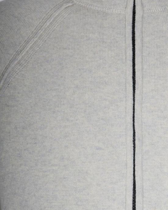 25FW 씨피 컴퍼니 램스울 GRS 후드 풀 집 스웨터 19CMKN057A110149AM13 OFF WHITE MELANGE DOM - C.P. COMPANY