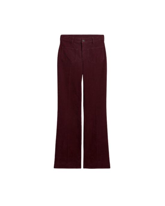  바네사브루노 스트레이트 팬츠 바네사 브루노 돔페이  버건디