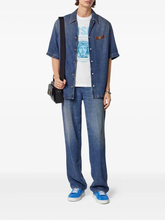 25FW 베르사체 반팔 티셔츠 10133021A15083 1W000 - VERSACE