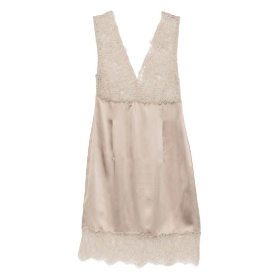 25FW 마렐라 X 스텔라 맥스웰 숏 원피스 LACE 250 004 NEUTRALS