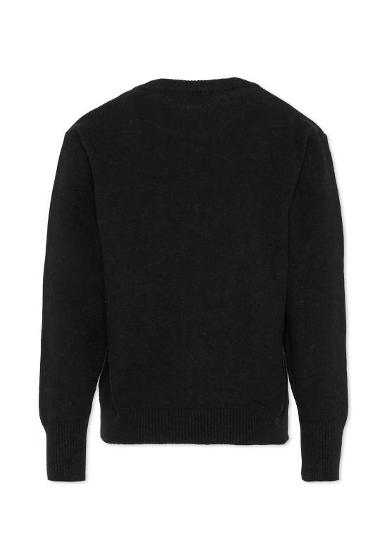 25FW [키즈] 돈답 니트/스웻셔츠 DMMA028 C FL078 N000 BLACK - DONDUP